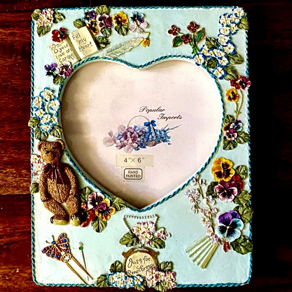 Hand Painted Picture Frame (4”x6”)